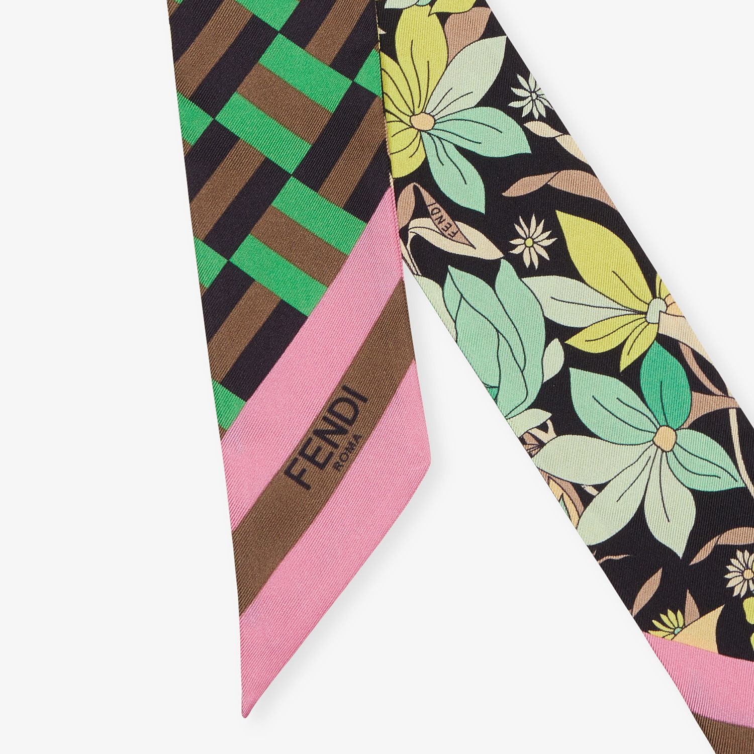 Multicolor silk bandeau - 2