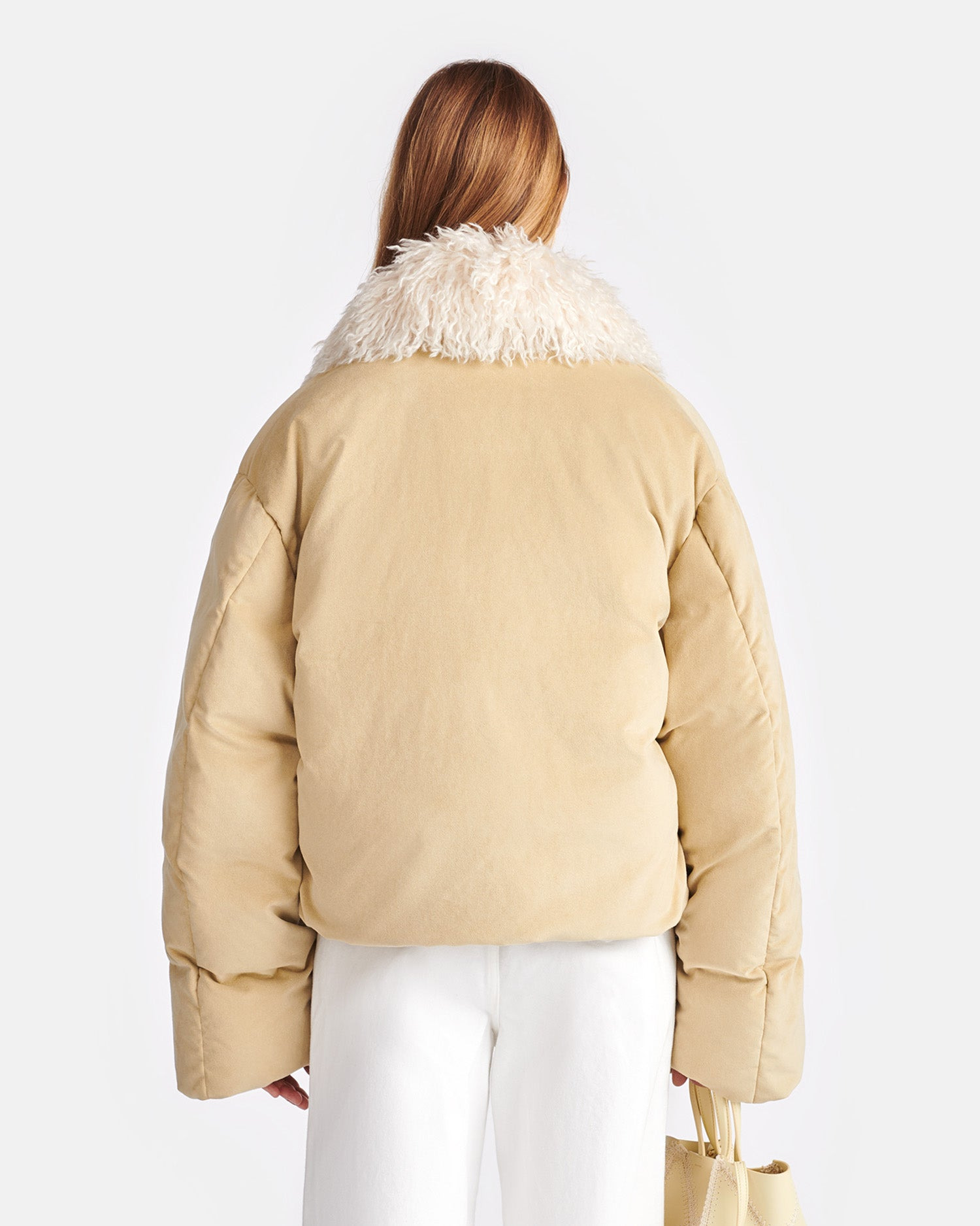 Alt-Suede and Faux-Fur Jacket - 6