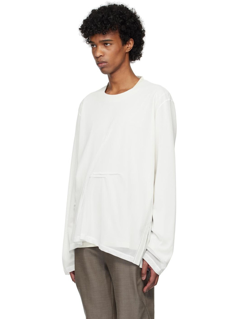 Kiko Kostadinov Off-White & White Inex Mesh T-shirt outlook