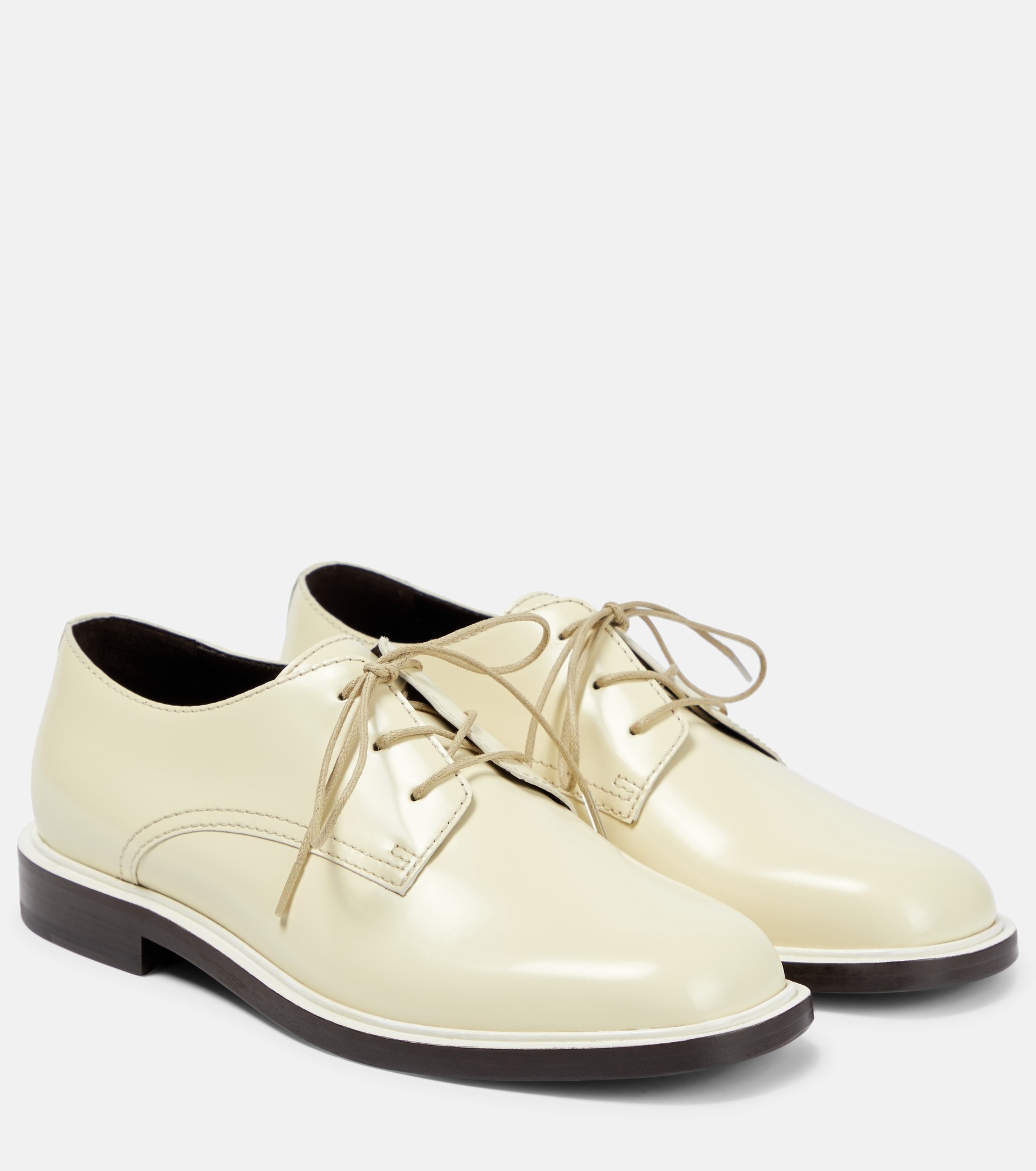 Jules leather derby shoes - 1