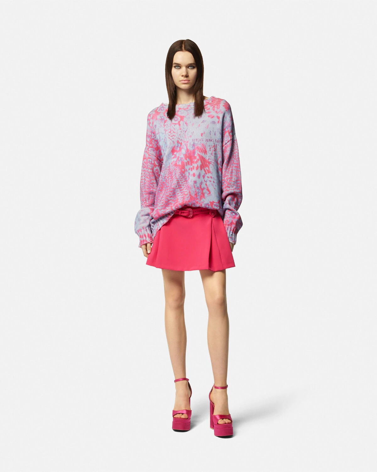 Distressed Animalier Knit Sweater - 2