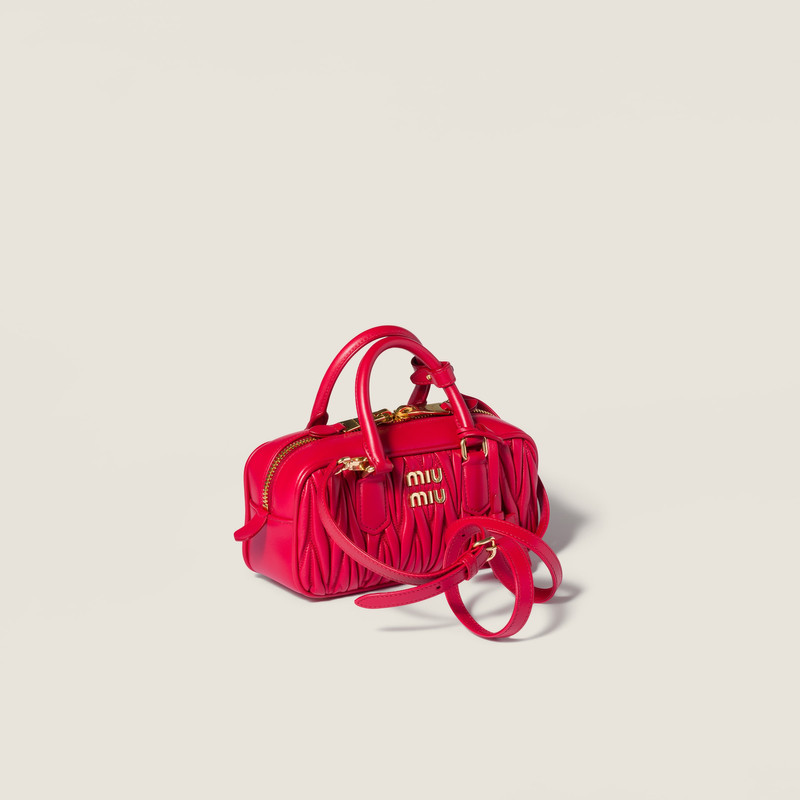 Miu Miu Arcadie matelassé nappa leather bag outlook