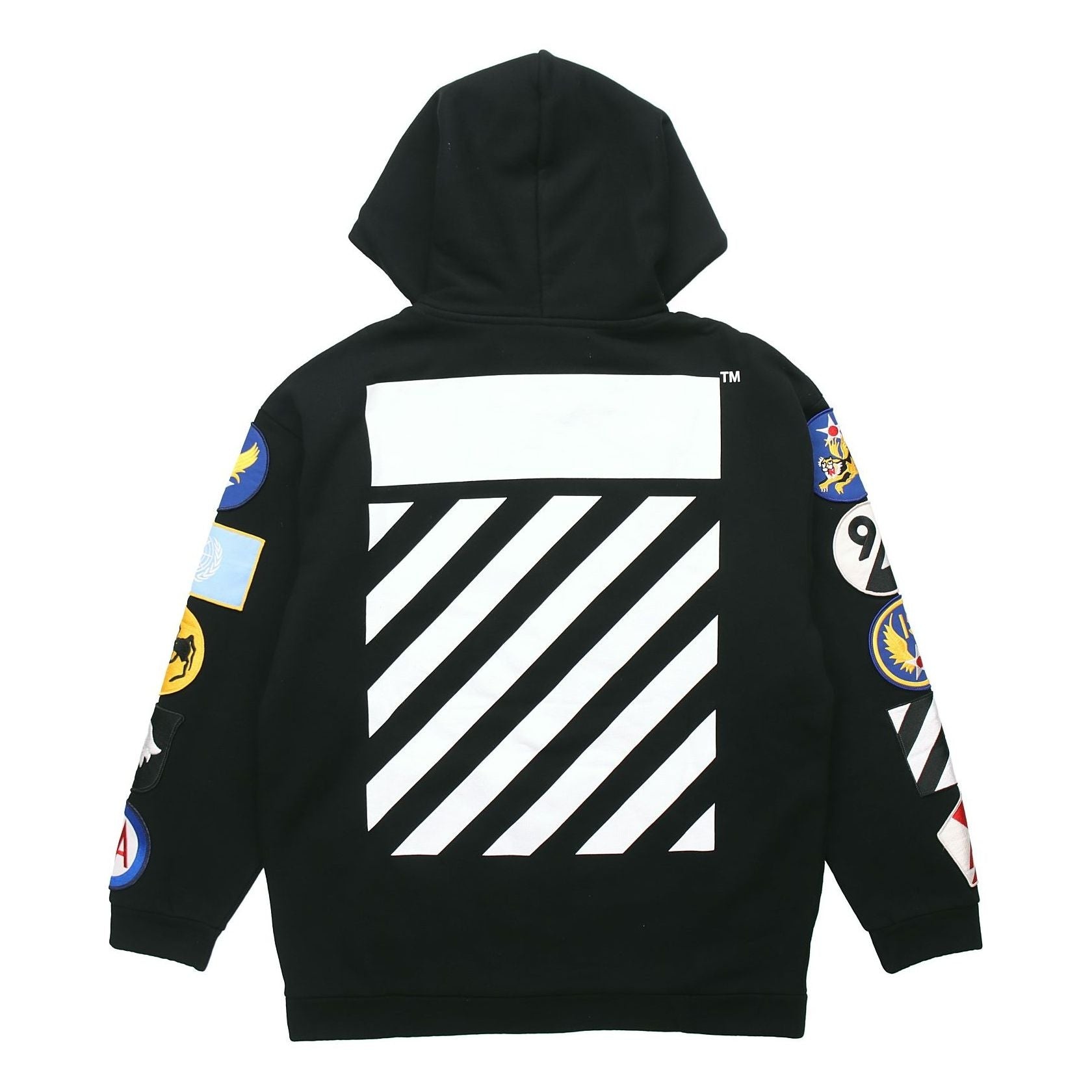 Off-White Detail Long Sleeves Zipper Black OMBB009G20JER0011001 - 2