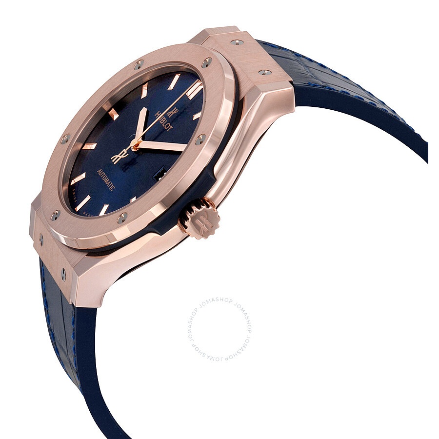 Hublot Classic Fusion Blue Sunray Dial 18kt King Gold Automatic Men's Watch 511.OX.7180.LR - 2