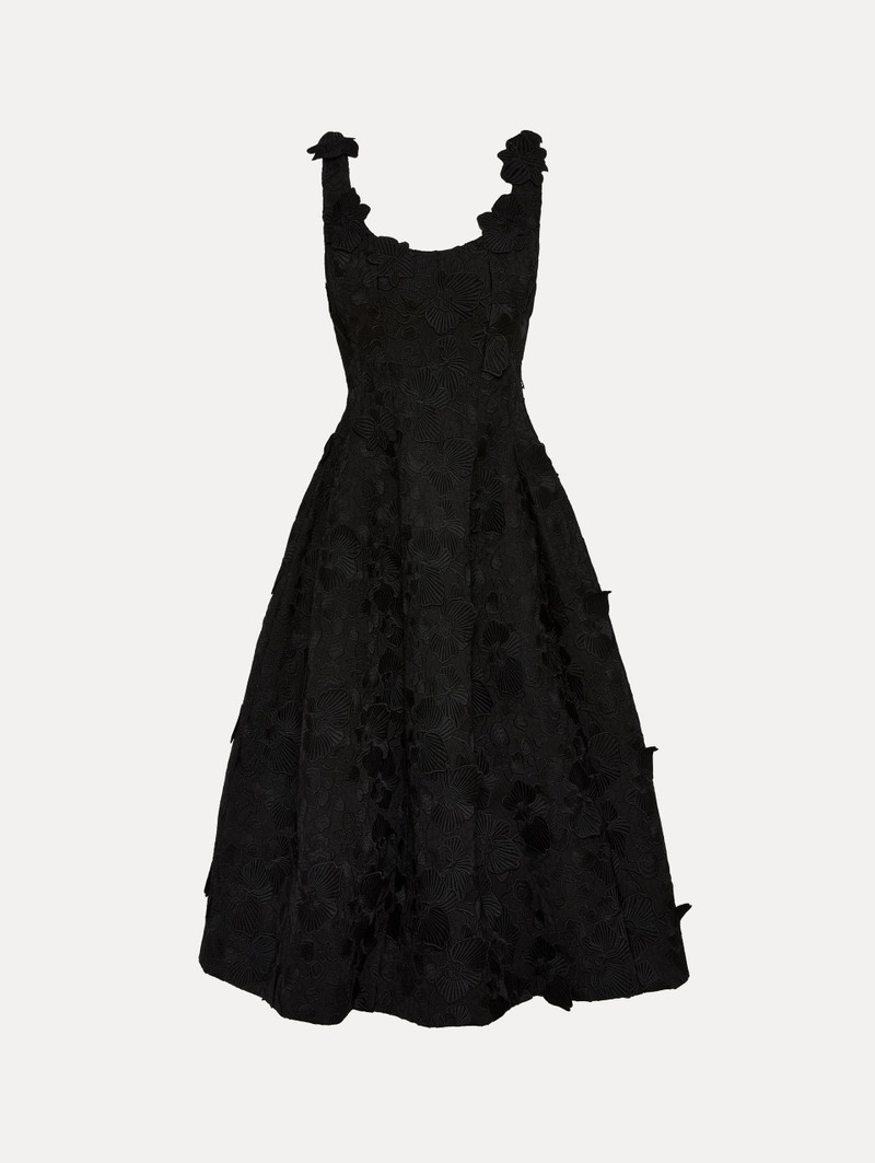 ORCHID EMBROIDERED GUIPURE DRESS 1