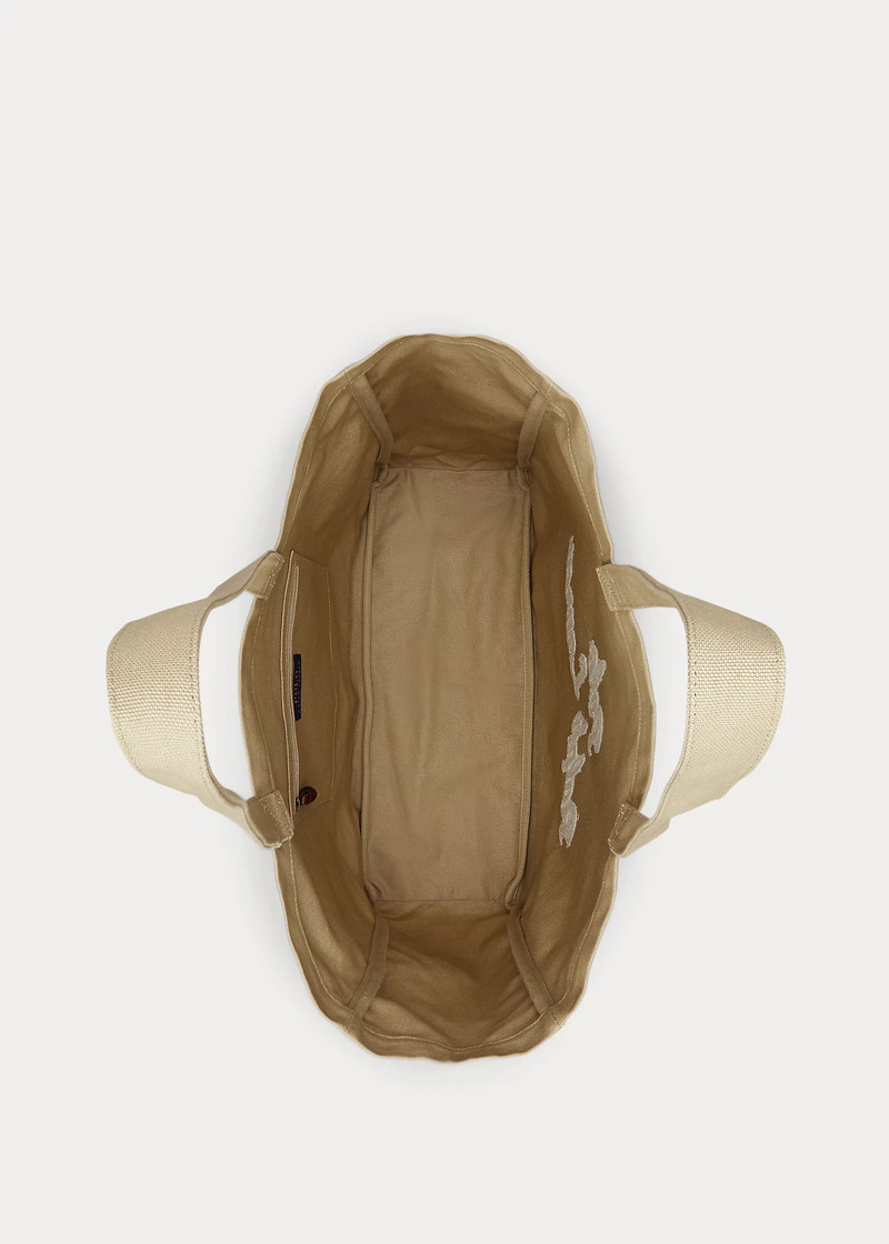 Embroidered Canvas Tote 4