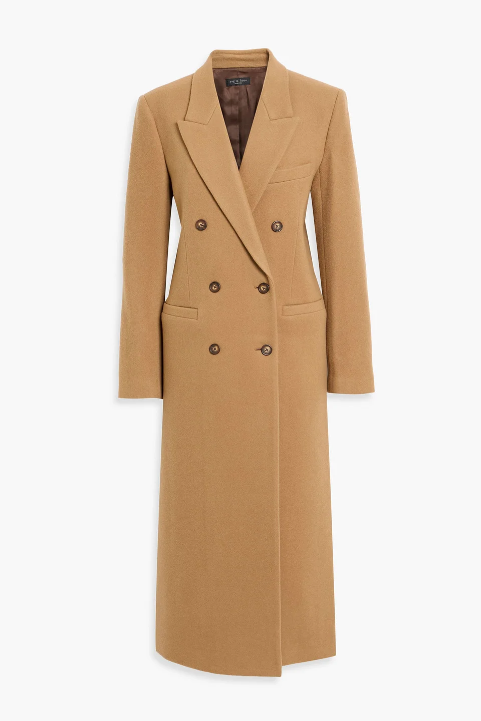 Vienna double-breasted wool-felt coat - 1