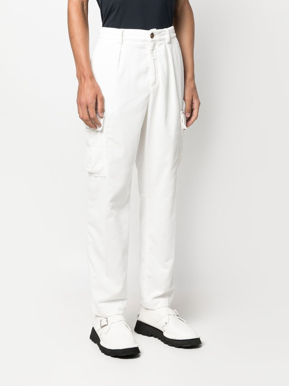 corduroy cargo trousers - 3