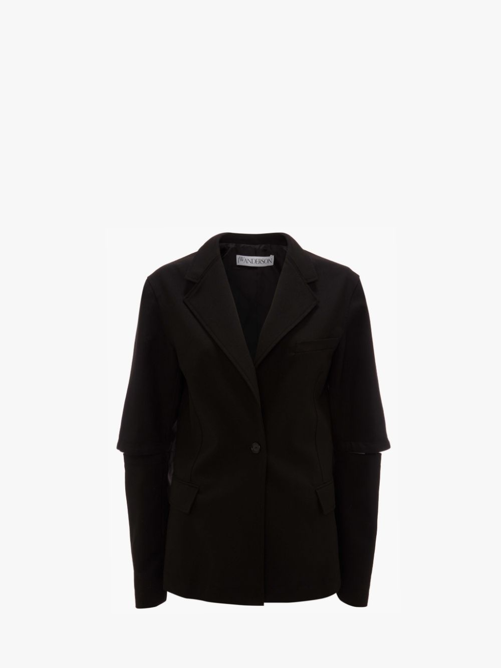 cut-out sleeve blazer - 1