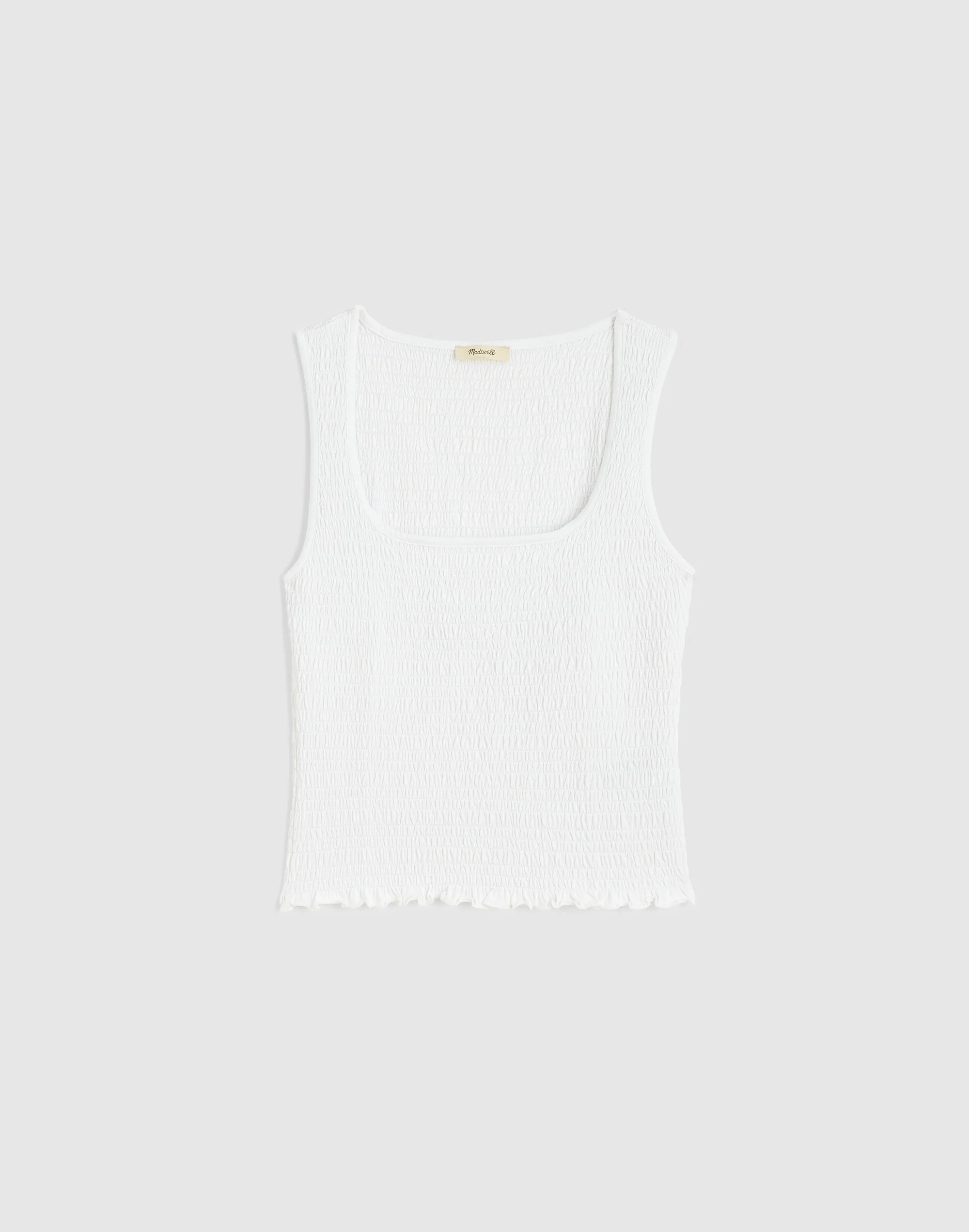 Smocked Scoopneck Tank - 1