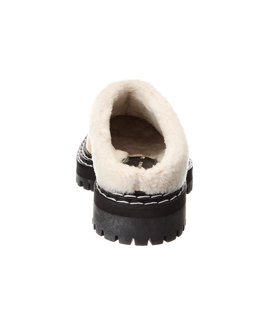 Proenza Schouler Leather & Shearling Mule - 3