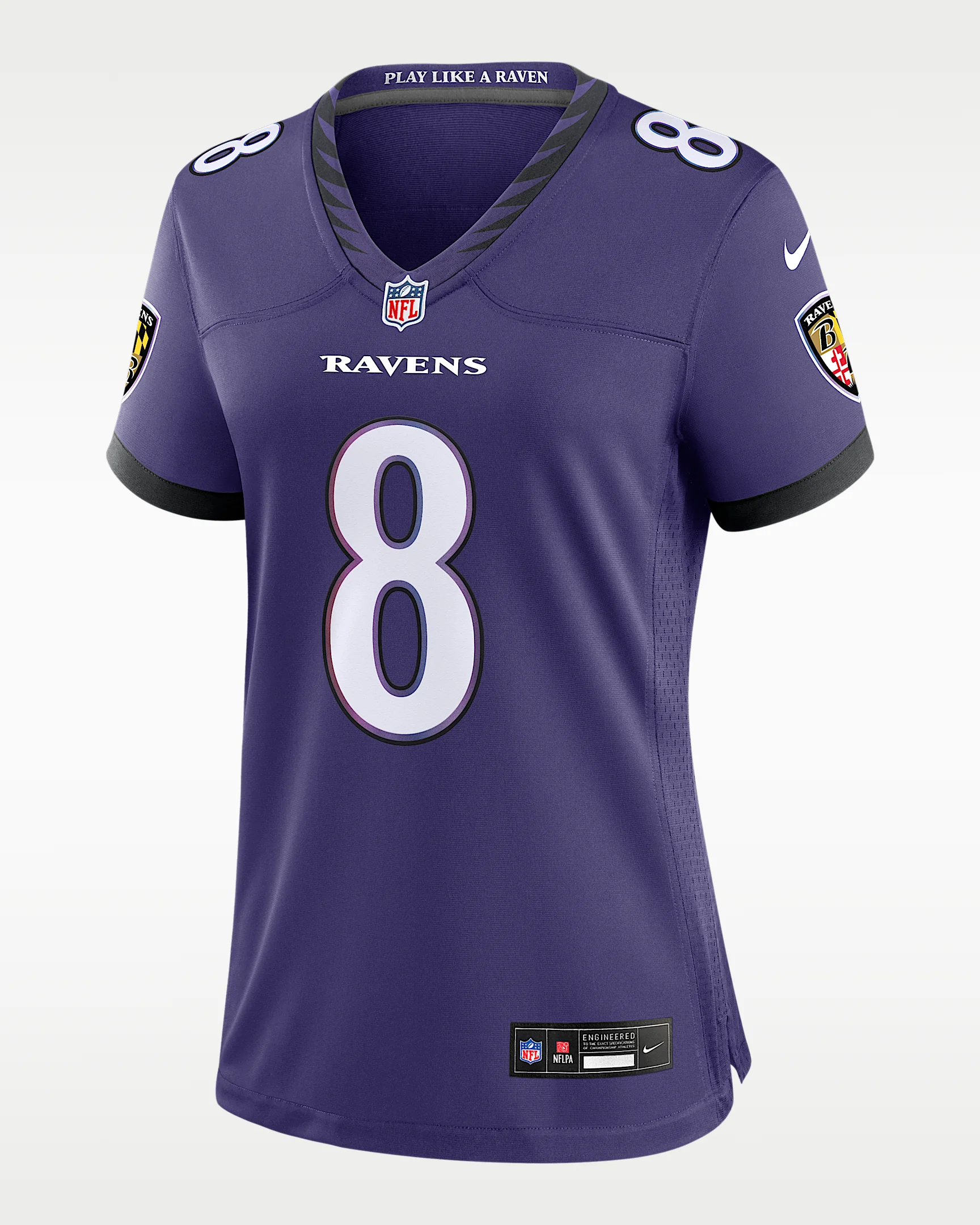 Lamar Jackson Baltimore Ravens Women's Nike NFL Game Jersey - 1