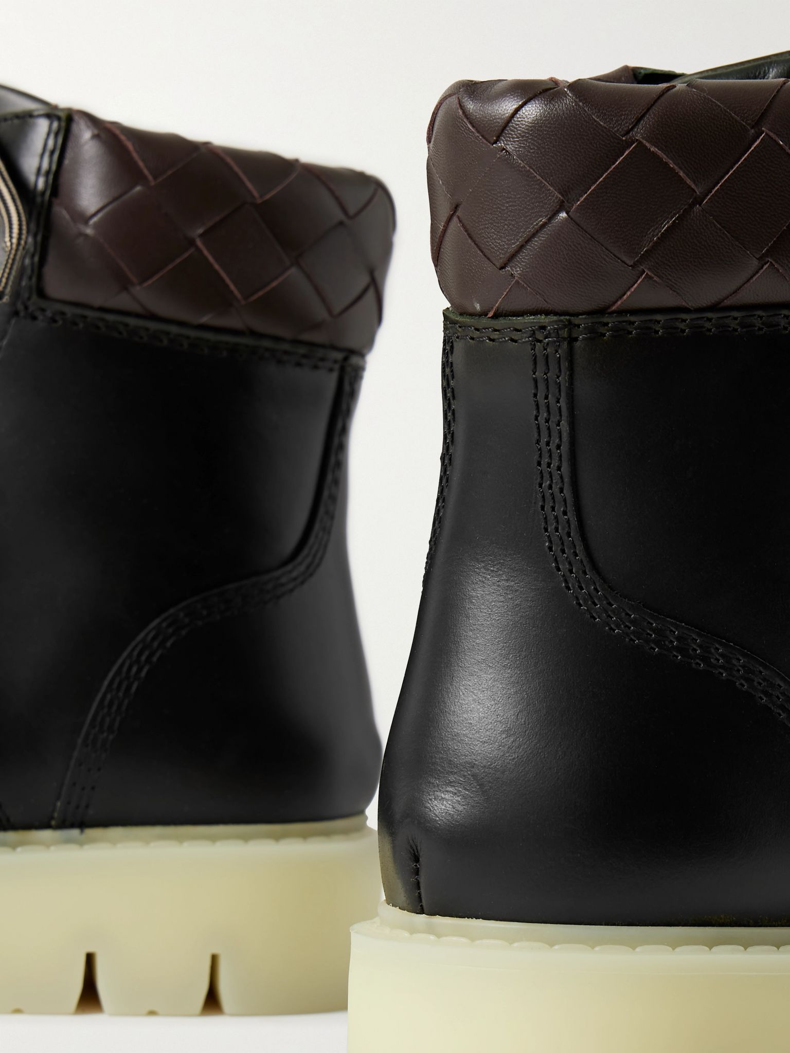 Haddock Leather Ankle Boots Black - 6
