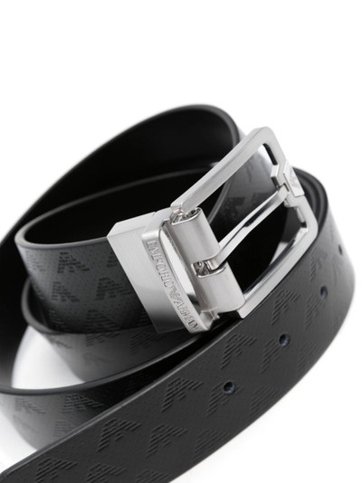 EMPORIO ARMANI buckle-fastening leather belt outlook