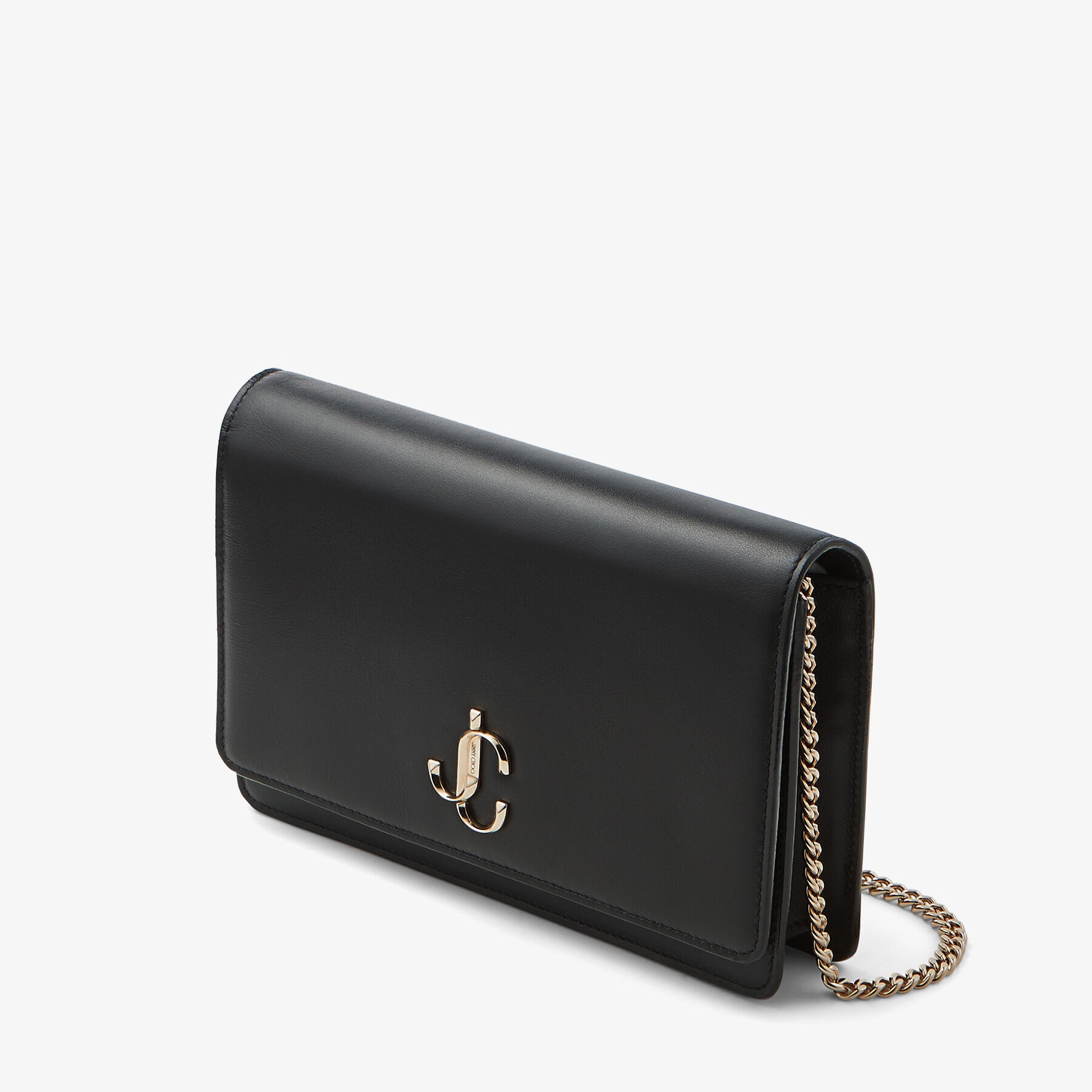 Palace
Black Smooth Calf Leather Mini Bag with JC Emblem - 3