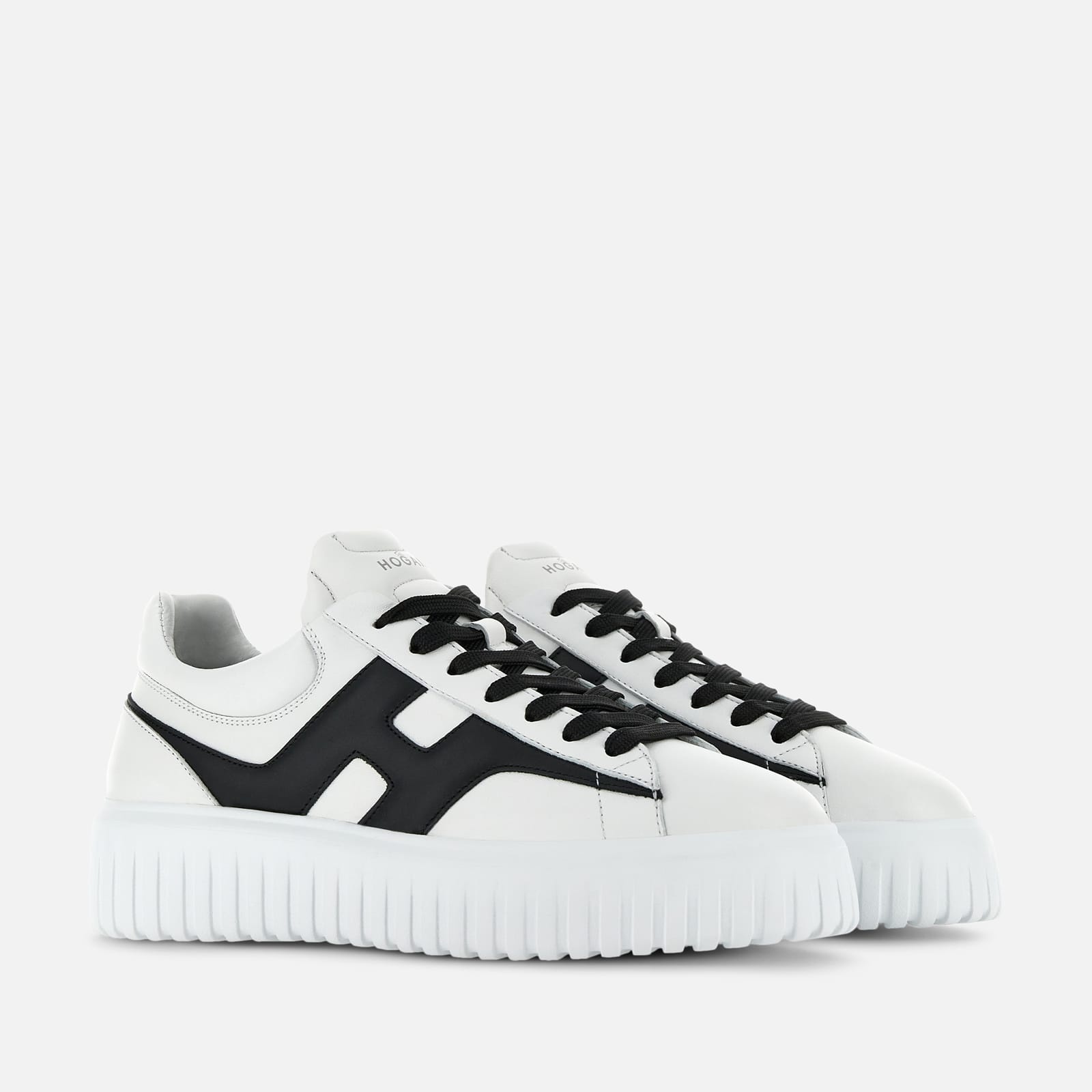 Sneakers Hogan H-Stripes Black White - 2