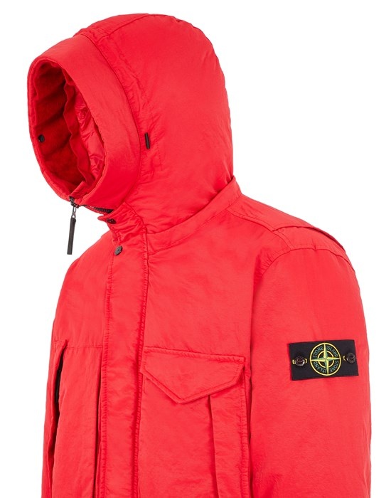 70821 OPAQUE NYLON TWILL DOWN RED - 5