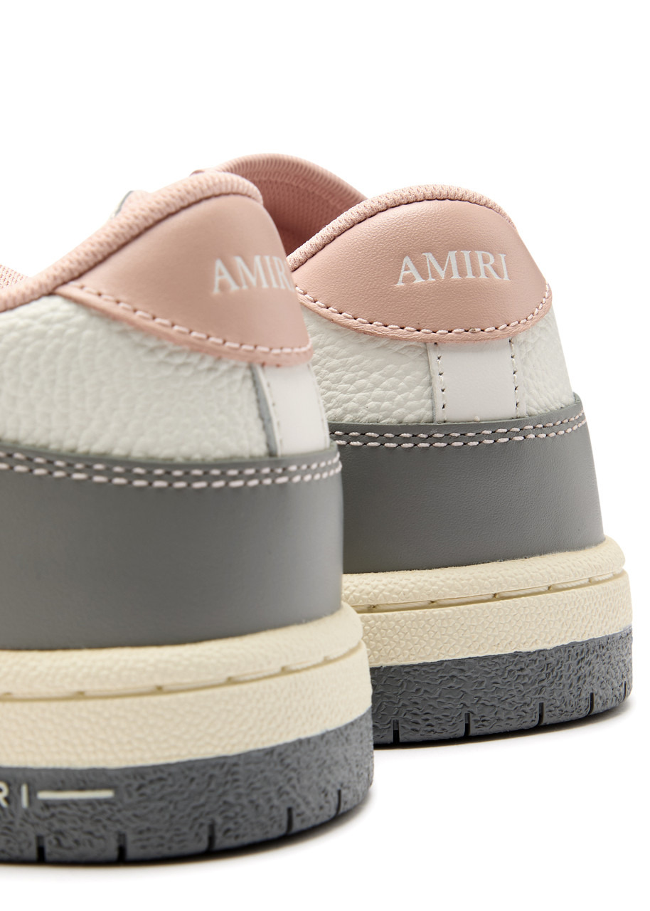 Amiri Skel Panelled Leather Sneakers - 4