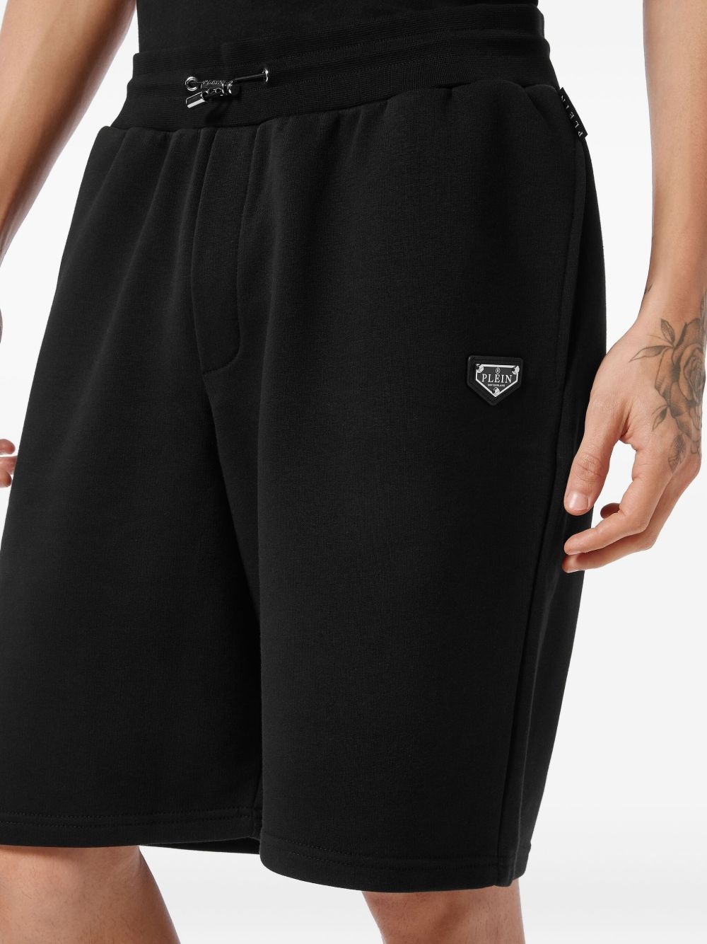 cotton track shorts - 5