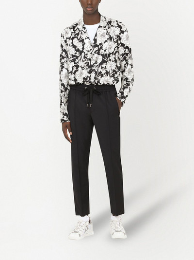 Dolce & Gabbana floral-print silk shirt outlook