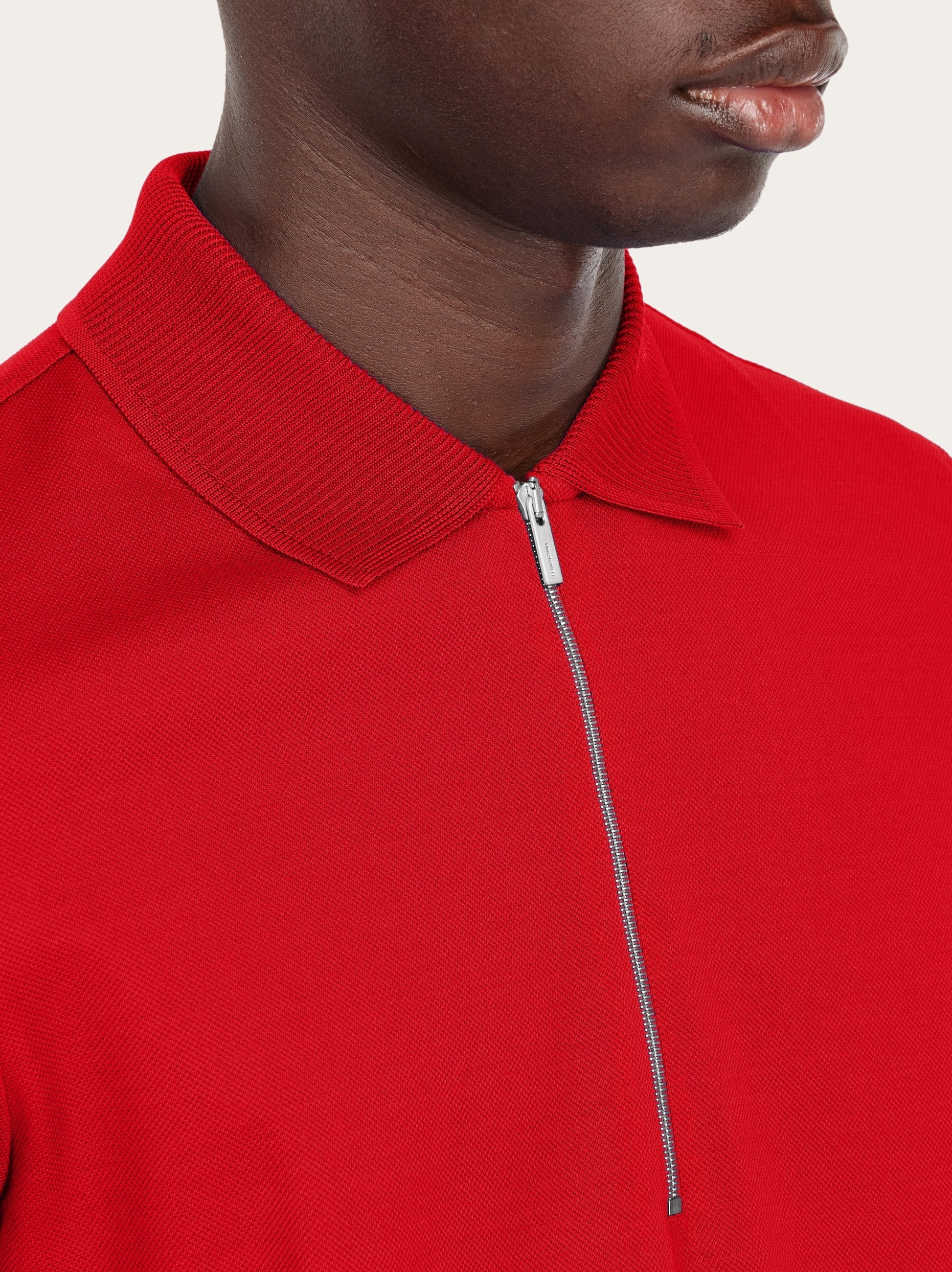 Polo with zip collar - 5