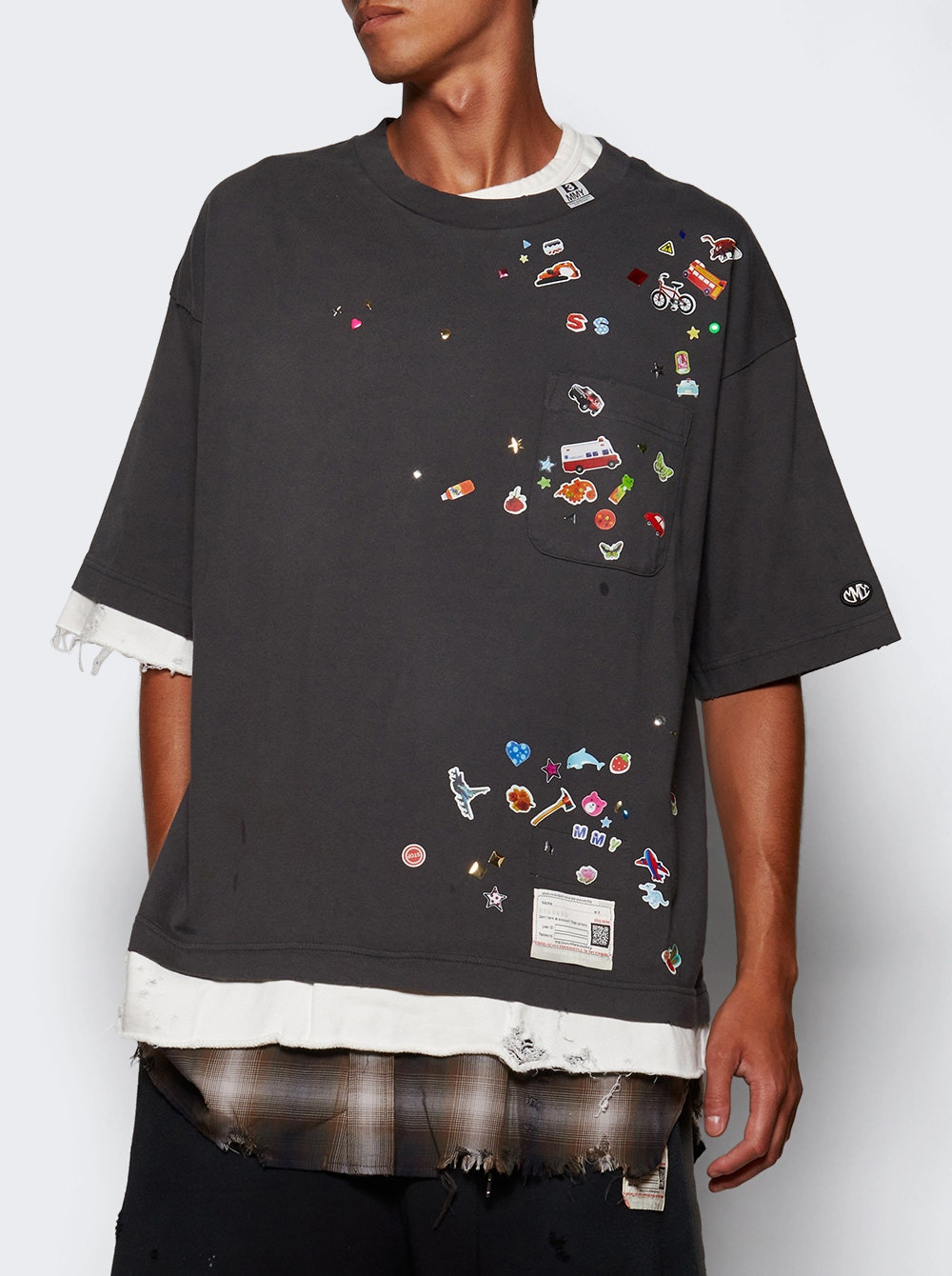 Triple Layered Tee Black - 2