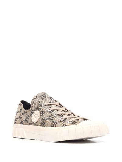 MISBHV monogram lace-up sneakers outlook