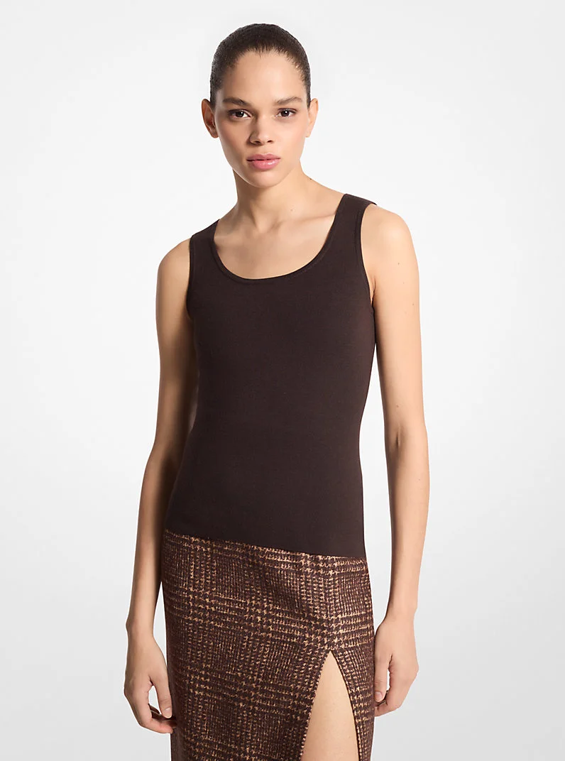 Bette Cashmere Scoopneck Tank - 1