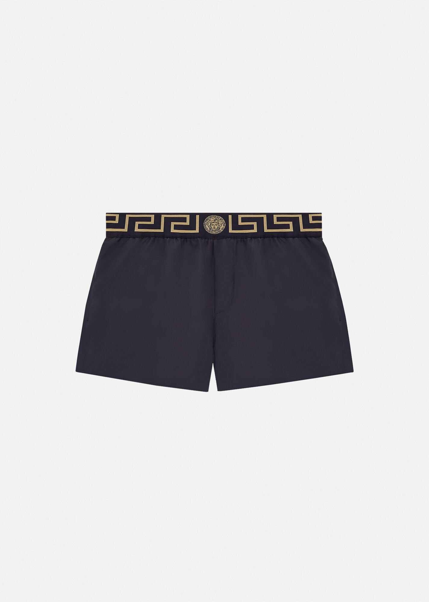 Greca Border Short Swim Shorts - 1