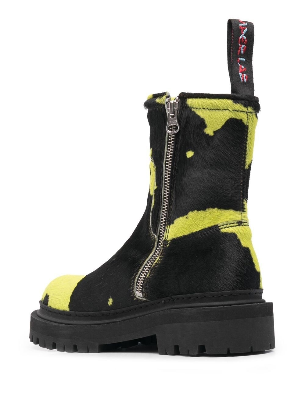 mid-calf textured boots - 3