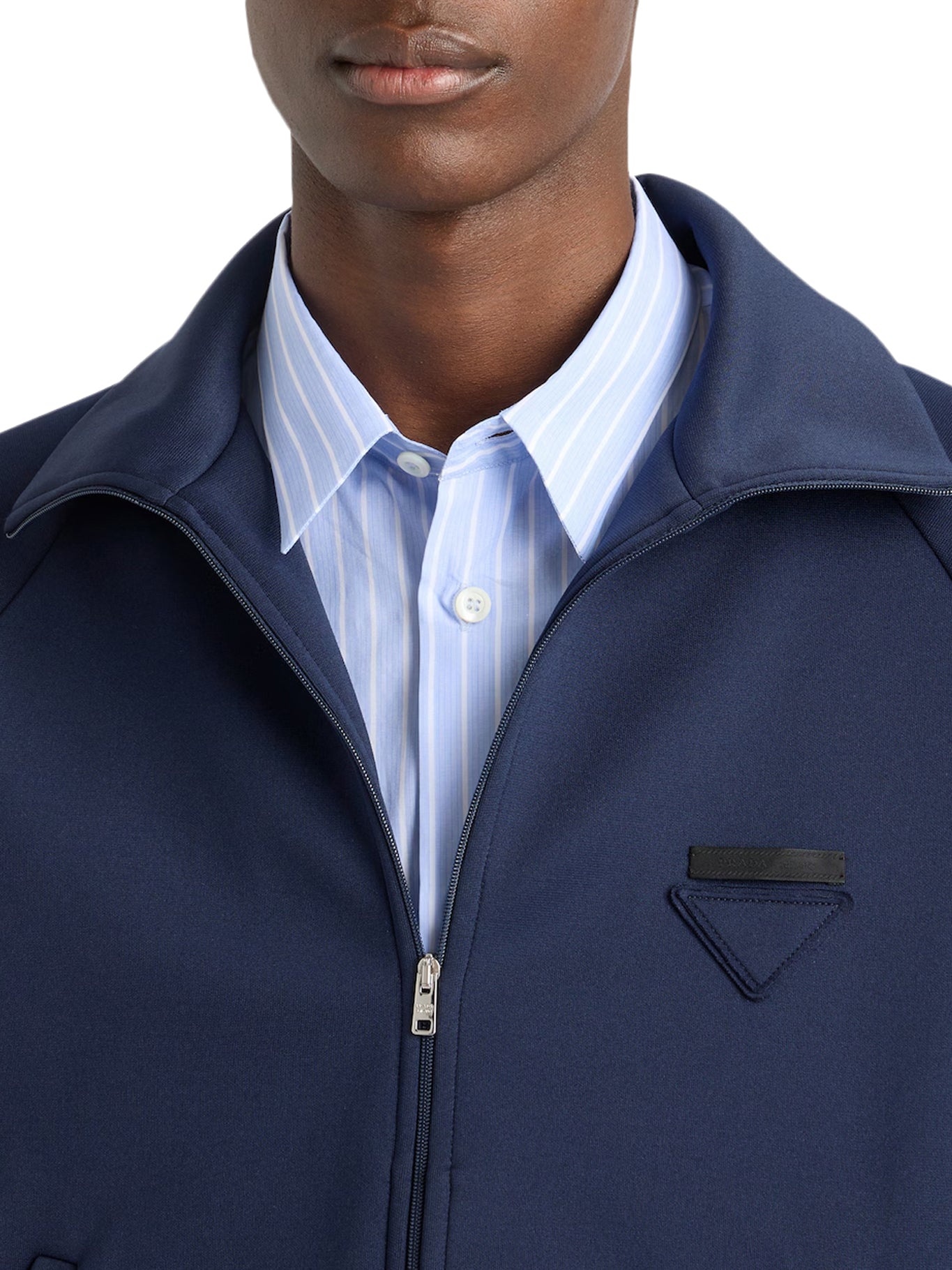 TECHNICAL FABRIC ZIP-UP SWEATSHIRT - 6