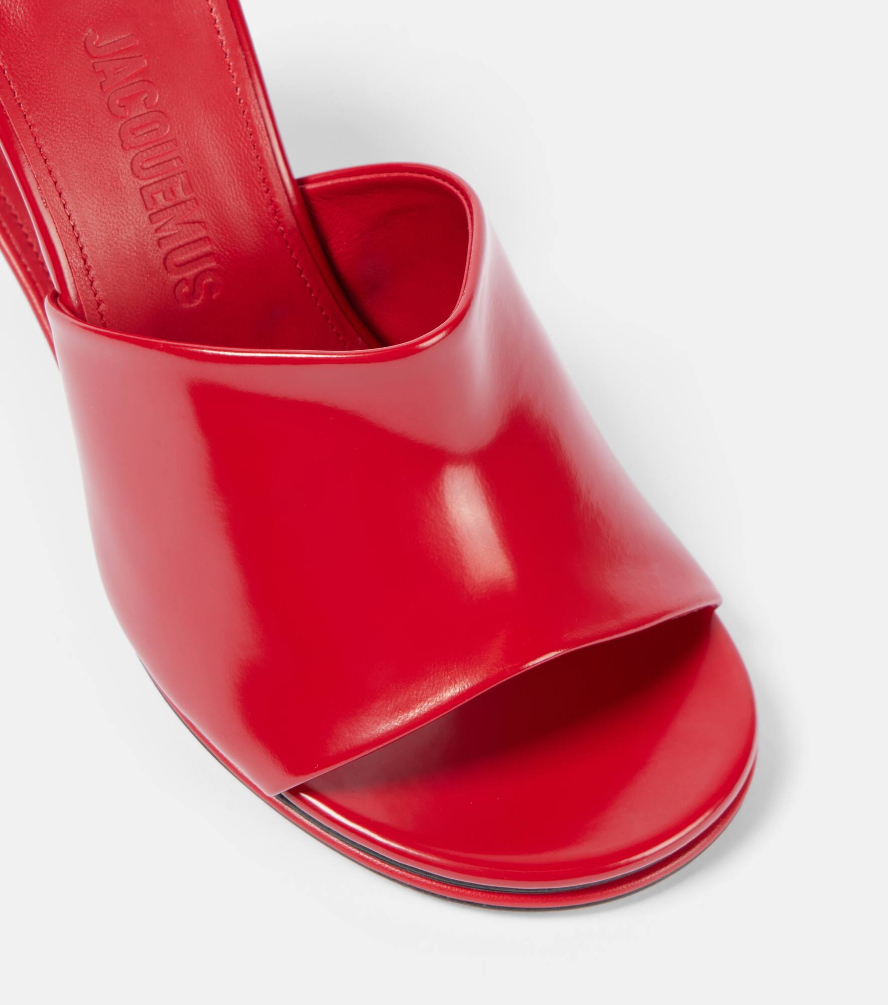 Les Doubles Mules leather mules - 6