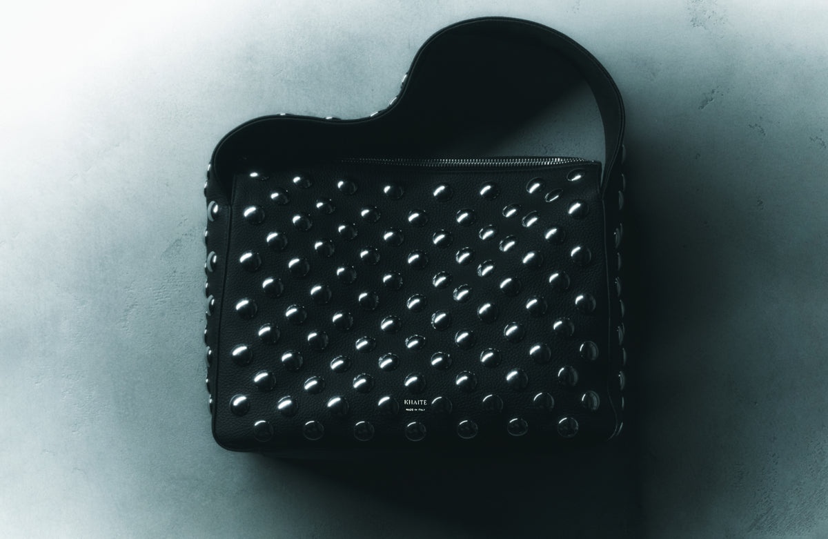 The Elena Bag in Black Leather with Studs - 6
