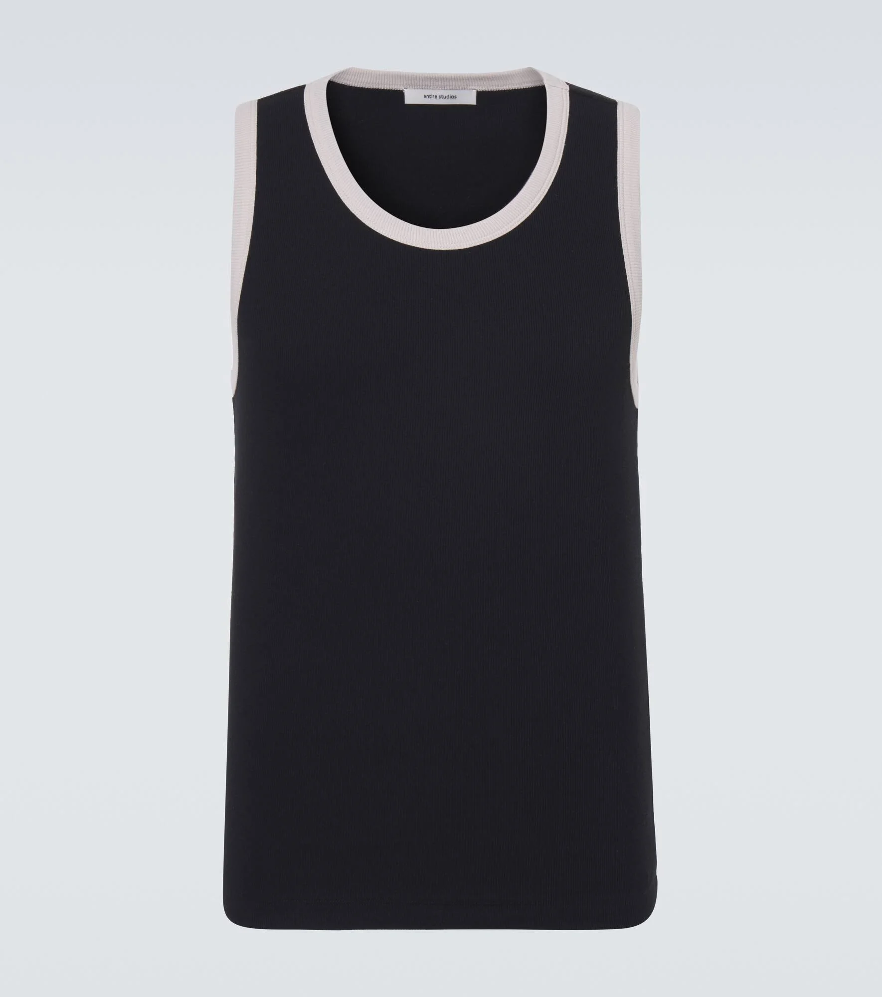 Contro cotton-blend tank top - 1