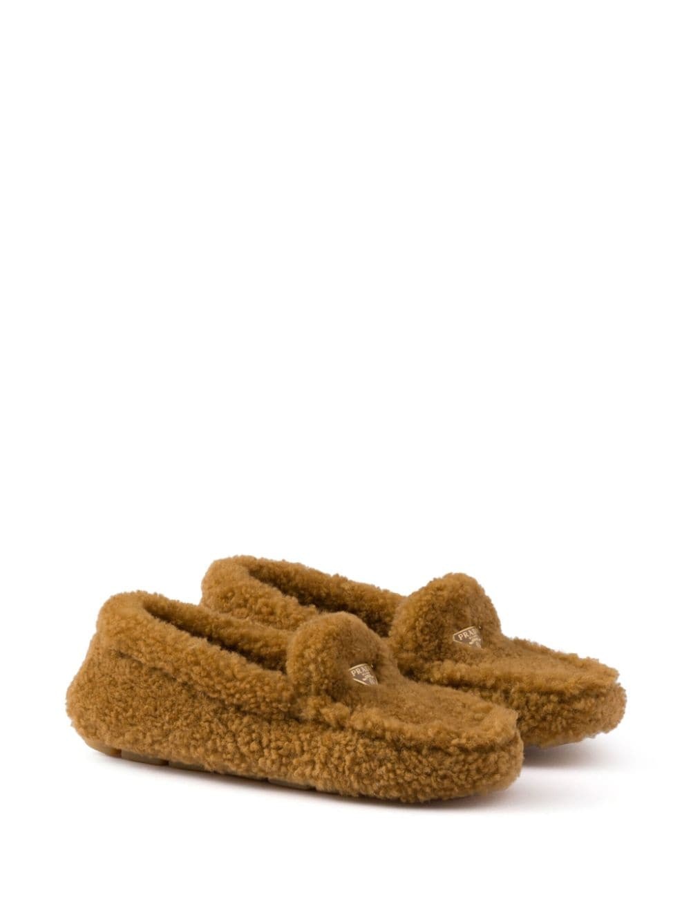 shearling driving shoes - 2