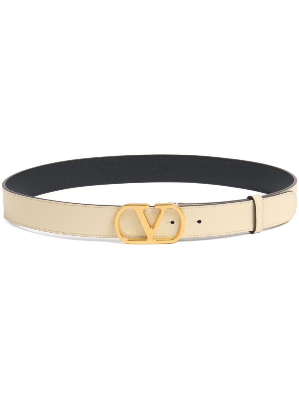 【Valentino】BELT H. 30 VLOGO SIGNATURE◆6W0T0SM3IYR Valentino Garavani VLogo Signature Belt in Shiny Calfskin