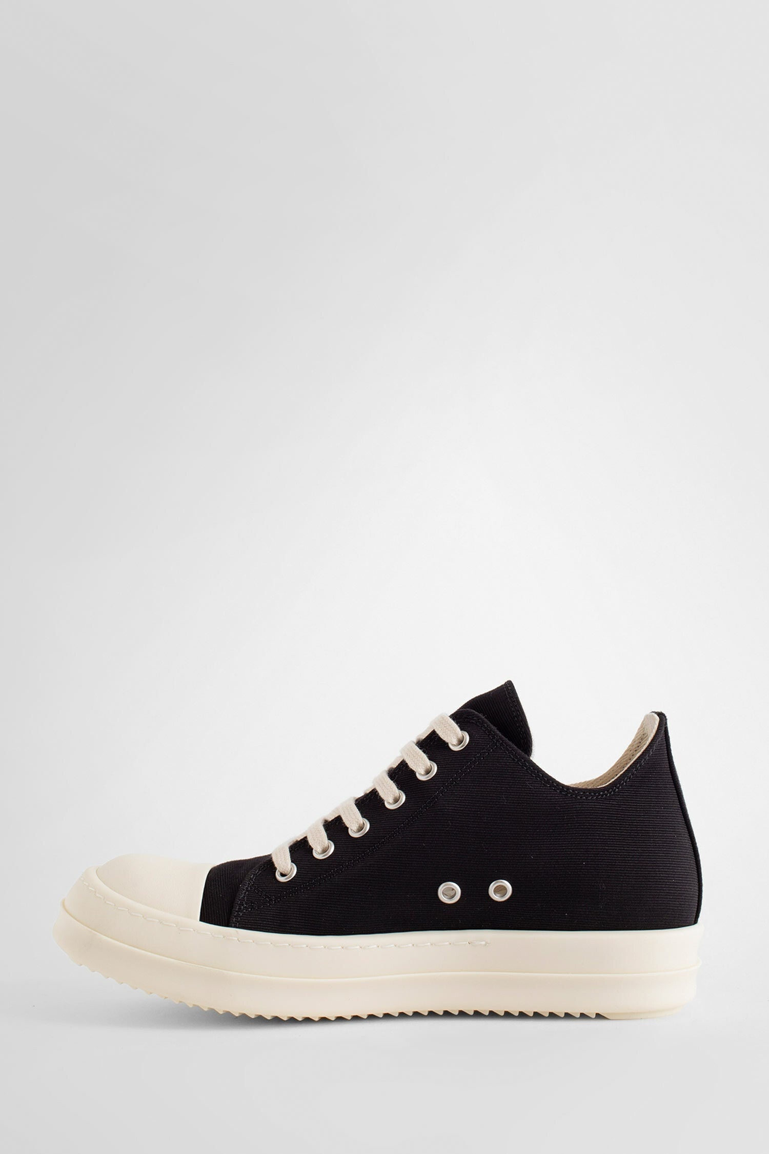 RICK OWENS WOMAN BLACK SNEAKERS - 4