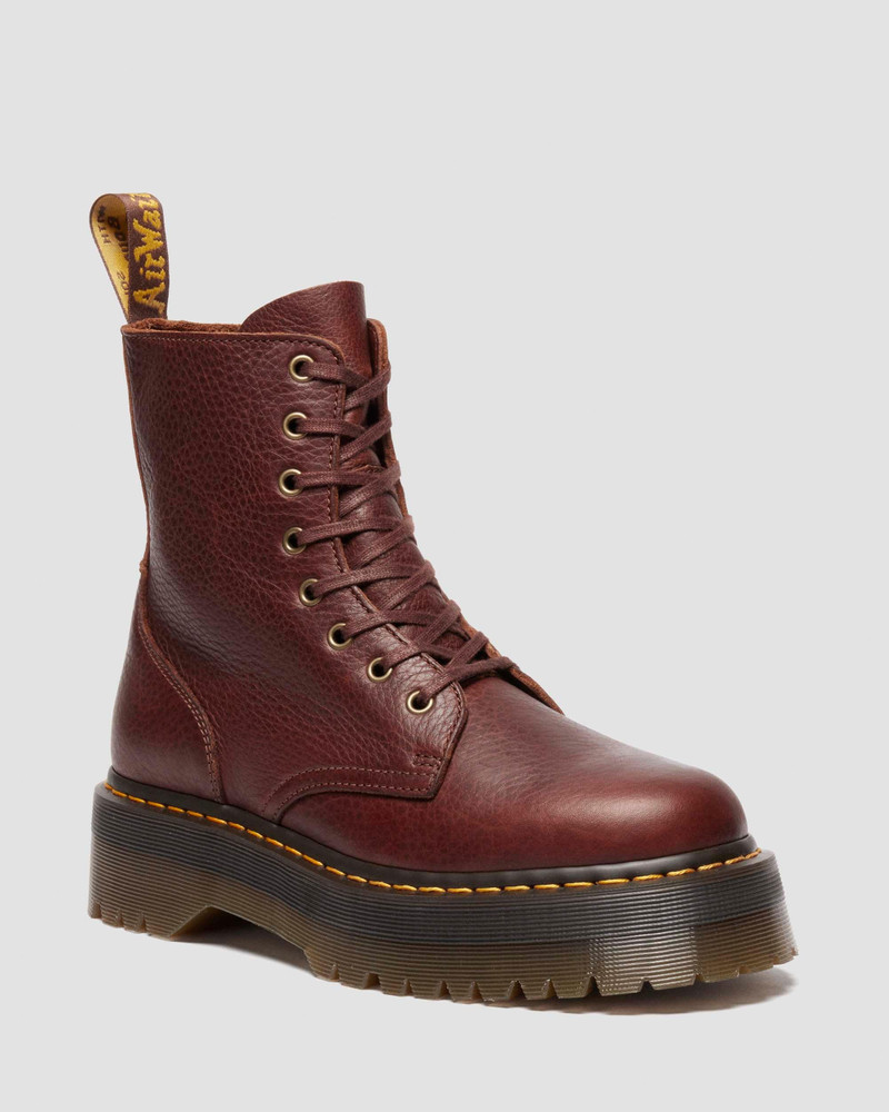 Dr. Martens JADON Soft Ambassador Leather Platform Boots outlook