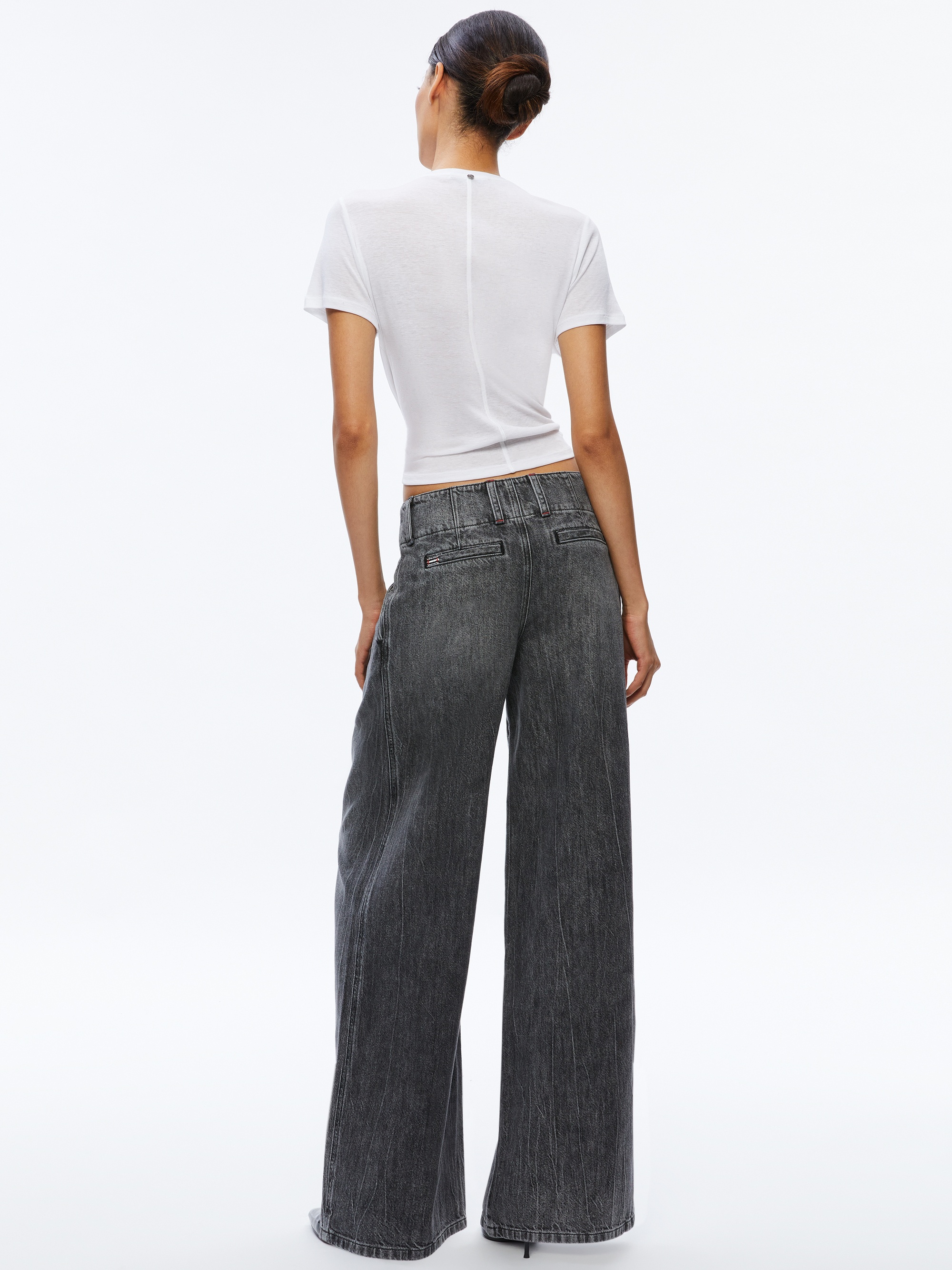 ANDERS LOW RISE PLEATED JEAN - 3