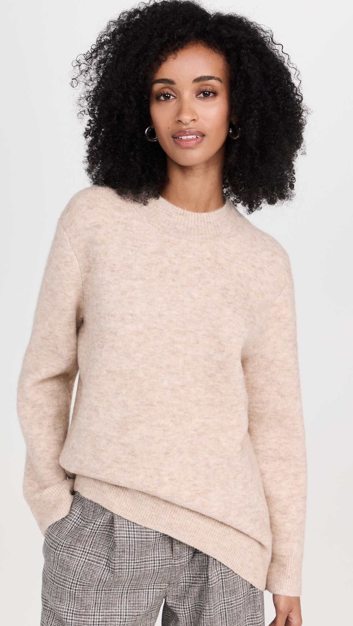 Textured Soft Sculpt Crew Neck - 1