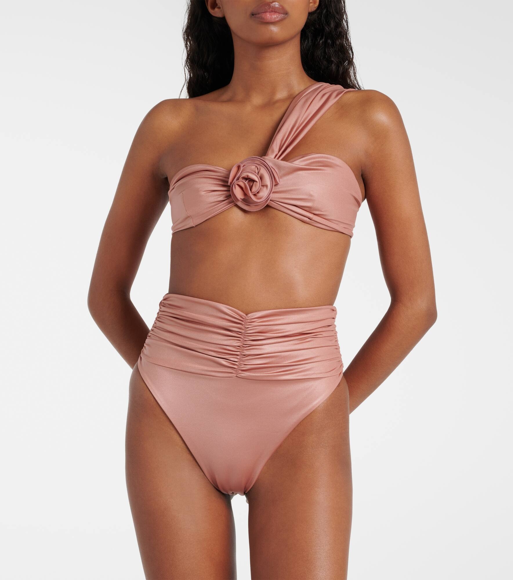 Floral-appliqué bikini bottoms - 5