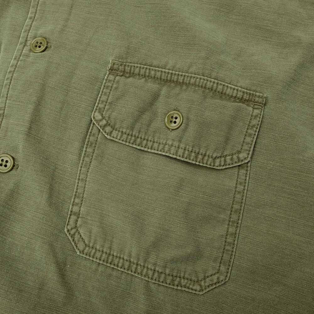 WIDE MILITARY SHIRT - Big Flower Studs - RN2043SDP - 7