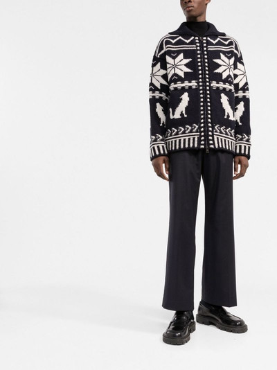 Etro intarsia knitted jacket outlook