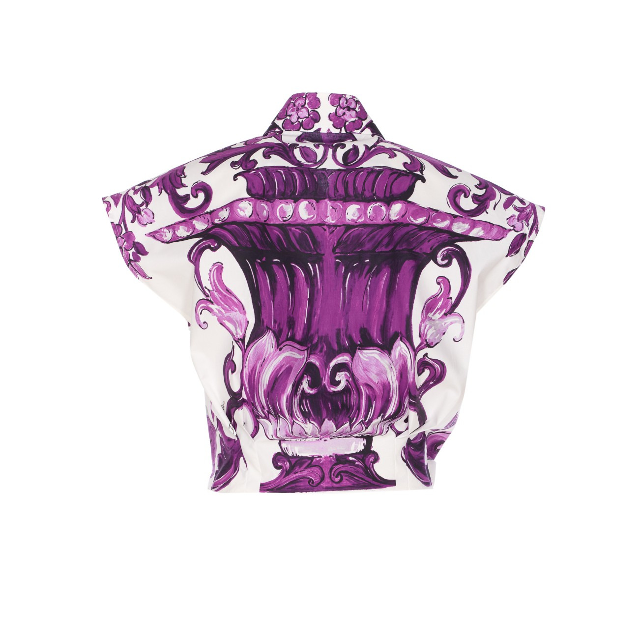 Dolce&Gabbana Women Maiolica Print Shirt - 2