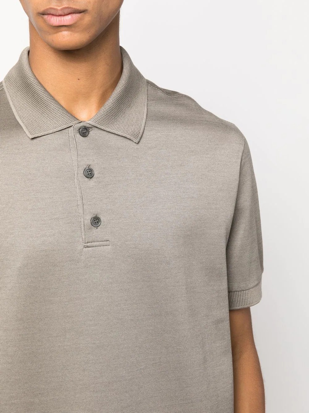 short-sleeved polo shirt - 5