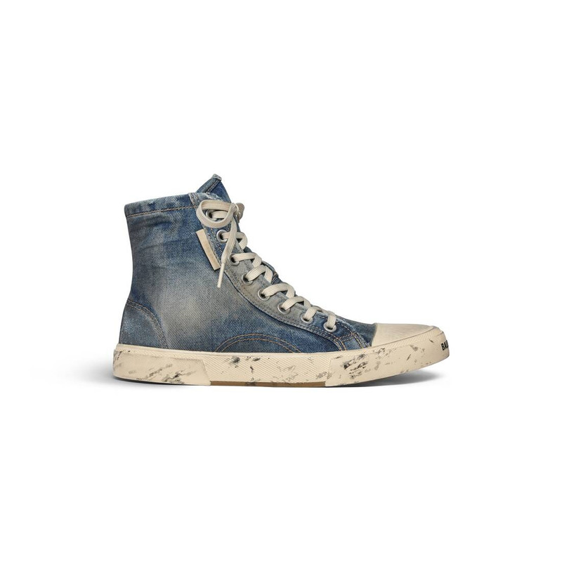 Women's Paris High Top Sneaker in Blue - 1