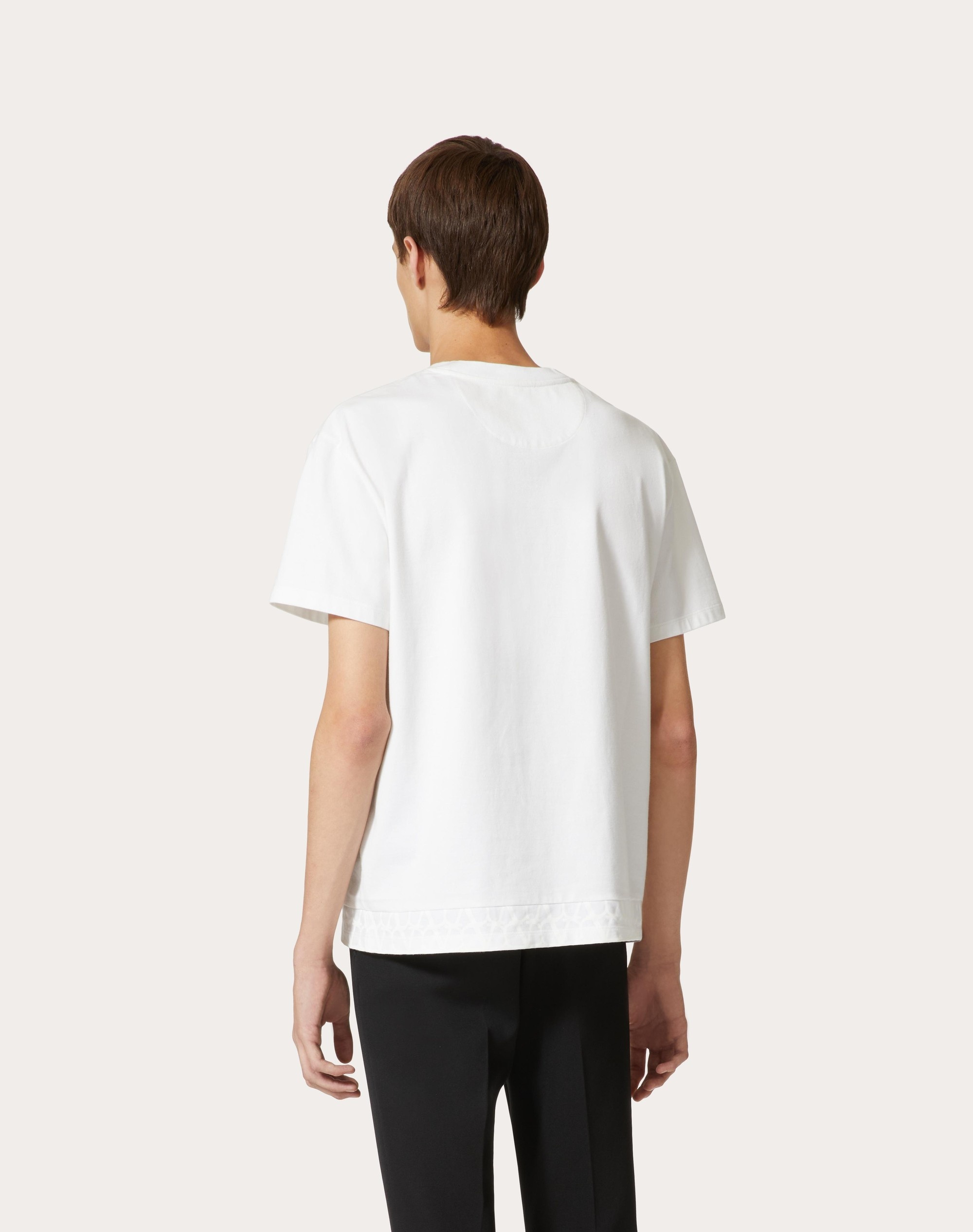 COTTON T-SHIRT WITH TOILE ICONOGRAPHE DETAIL - 4
