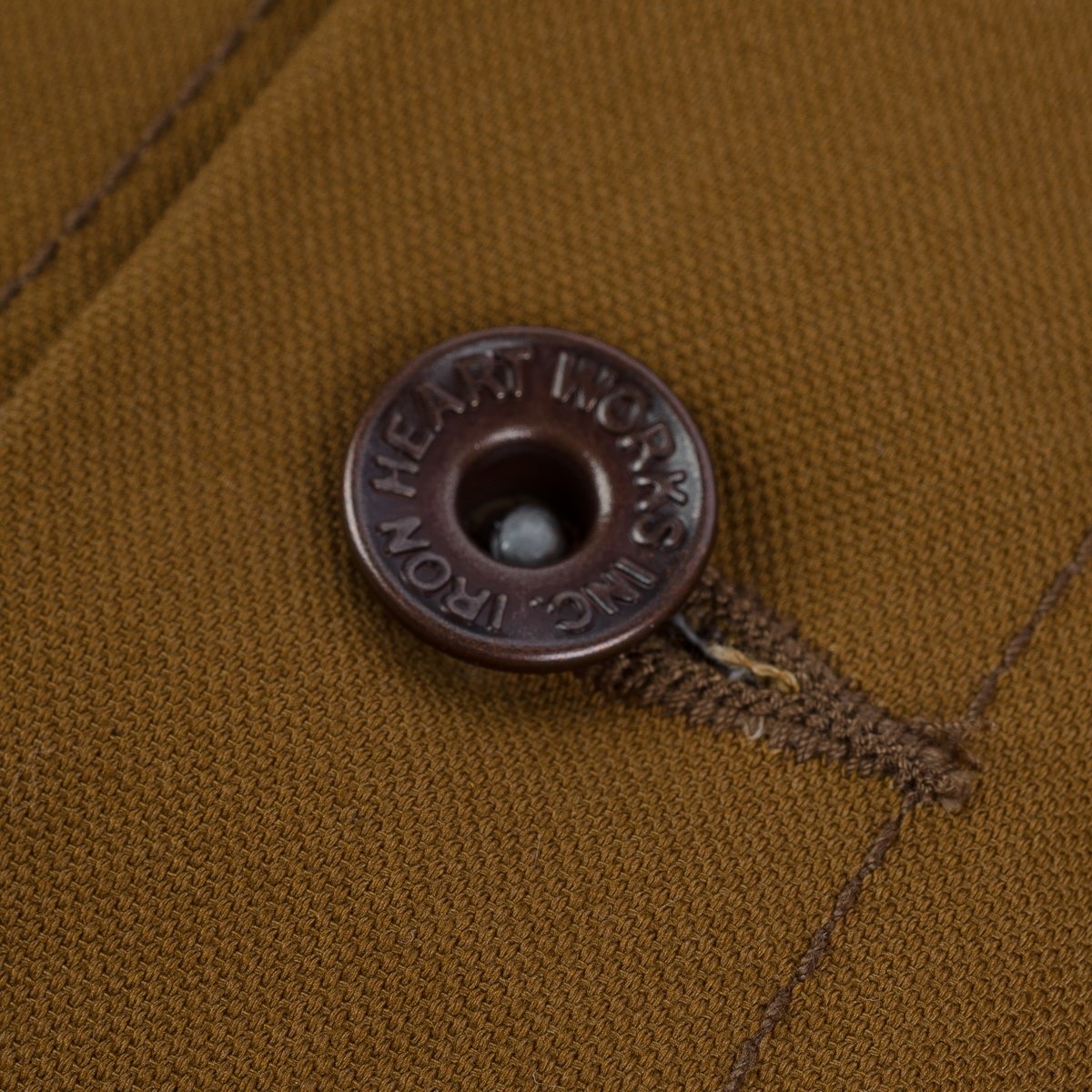 IHJ-133-BRN 10oz TC Duck Modified Type III Jacket - Brown - 13