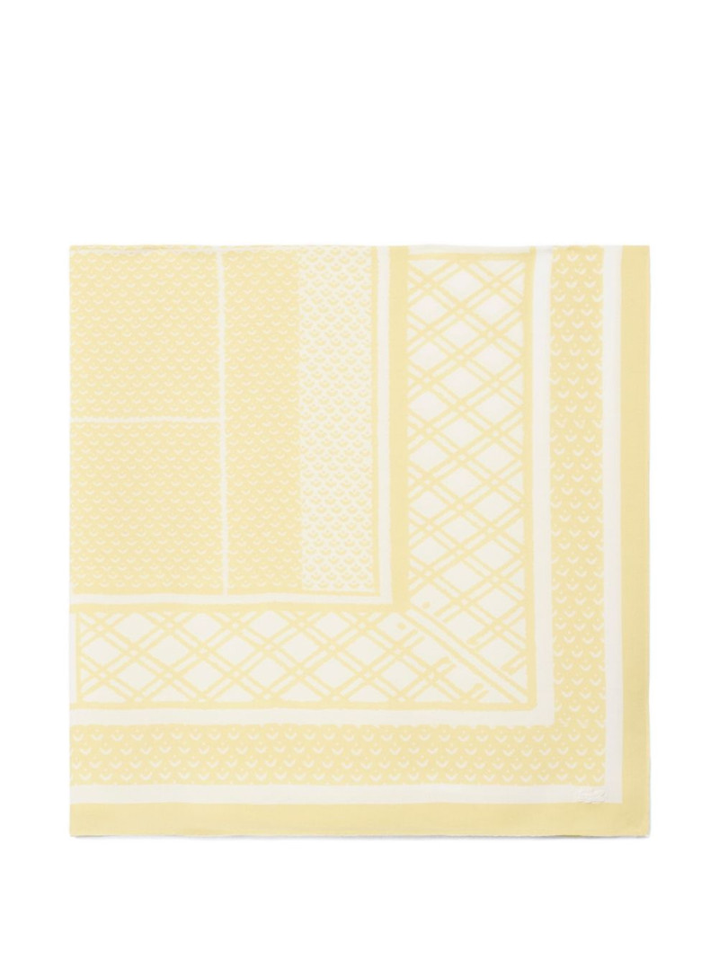 LACOSTE tennis geometric scarf outlook