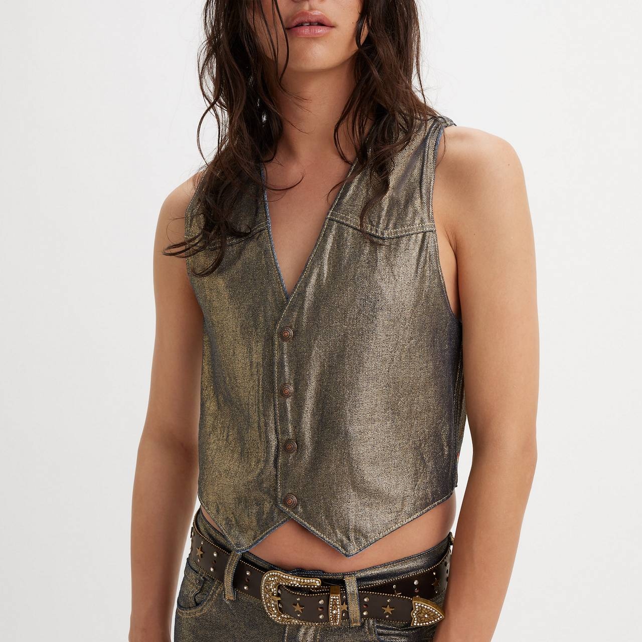 LEVI'S® PRIDE REVERSIBLE PATCHWORK VEST - 6